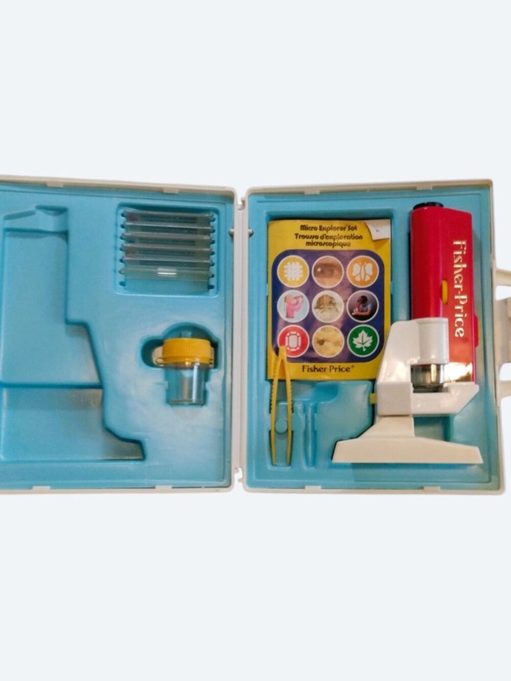 Vintage 1986 Fisher Price Micro Explorer Set Model 3005 - Collectible Kids Toy